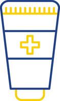 Hand Sanitizer Line Two Color Icon vector