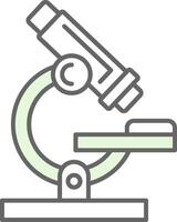 Microscope Fillay Icon vector