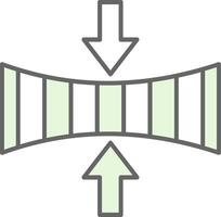 Elasticity Fillay Icon vector