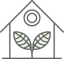 Greenhouse Fillay Icon vector