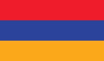 Armenia bandera ilustración. Armenia nacional bandera. vector