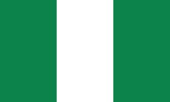 Nigeria nacional bandera ilustración. Nigeria nacional bandera. vector