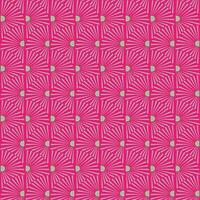 Seamless pattern with daisies or suns in art deco style vector
