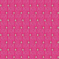 Seamless pattern with daisies or suns in art deco style vector