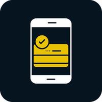 Payment Gateway Glyph Two Color Icon vector