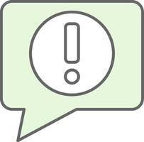 Alert Fillay Icon vector