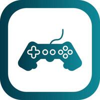 Game Glyph Gradient Round Corner Icon vector