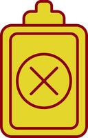Wrong Fillay Icon vector
