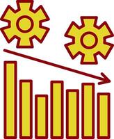 Management Line Circle Icon vector