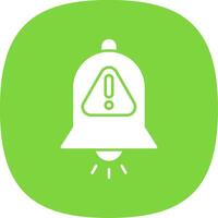 Interruption Glyph Curve Icon vector
