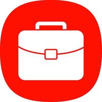 Brief Glyph Curve Icon vector