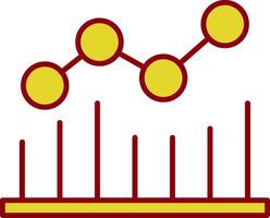 Analysis Line Two Color Icon vector