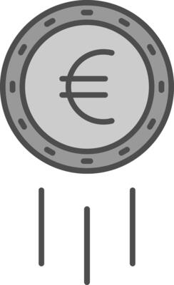 Euro Sign Fillay Icon