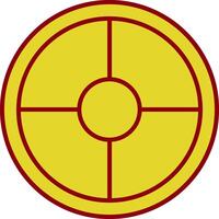 Weight Plates Line Two Color Icon vector