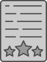 Assessment Fillay Icon vector