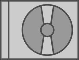 Cd Player Fillay Icon vector