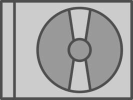 Cd Player Fillay Icon vector