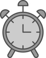 Clock Fillay Icon vector