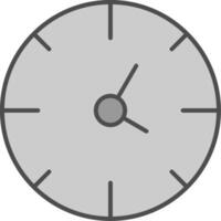 reloj relleno icono vector