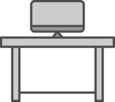 Workspace Fillay Icon vector