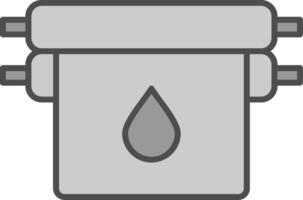 Offset Fillay Icon vector
