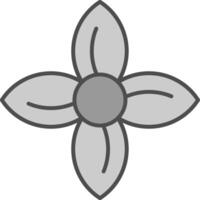 Clematis Fillay Icon vector