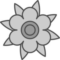 Dahlia Fillay Icon vector