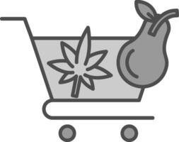 Cart Fillay Icon vector