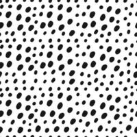 Hand drawn abstract spots seamless pattern vector