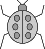 insecto relleno icono vector