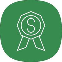 Best Price Line Curve Icon vector