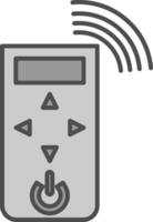 Remote Control Fillay Icon vector