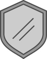 Shield Fillay Icon vector