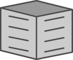 Block Fillay Icon vector