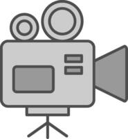 Camera Fillay Icon vector