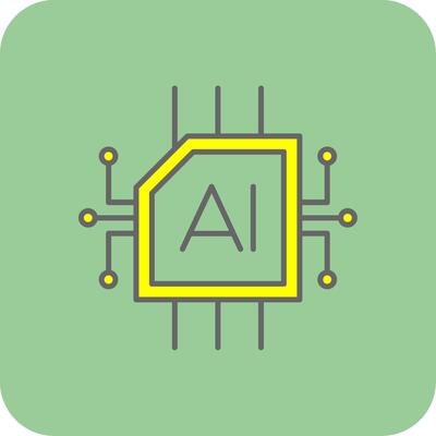 Chip Filled Yellow Icon