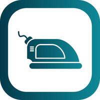 Iron Glyph Gradient Round Corner Icon vector