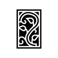 metal craft blacksmith glyph icon illustration vector