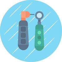 Medical Equipment Flat Blue Circle Icon vector