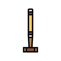 mallet croquet game color icon illustration vector