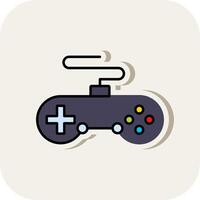 Controllers Line Filled White Shadow Icon vector