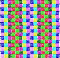 Abstract geometric background in the form of a pattern of multi-colored squares vector