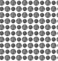 Seamless texture in the form of a pattern of small and large black circles on a white background vector