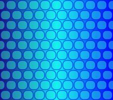 Geometric pattern of circles and ovals on a blue background vector