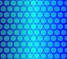 Geometric pattern of circles and ovals on a blue background vector