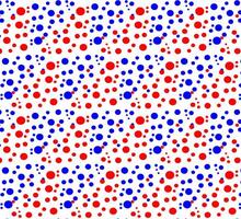 texture in the form of a pattern of red and blue circles on a white background vector