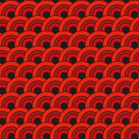 texture in the form of an abstract pattern of red circles vector