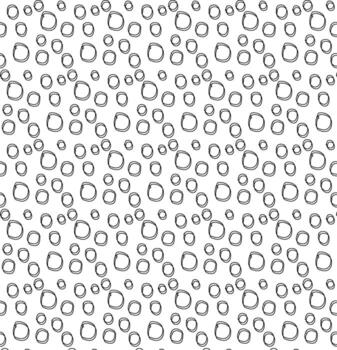 resumen doula estilo antecedentes decorado con un modelo de dibujado negro círculos vector