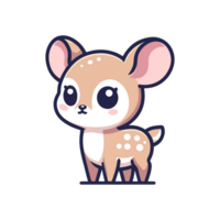 cute icon character mouse deer png