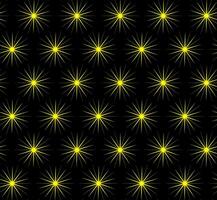 texture in the form of glowing stars on a black background vector